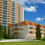 Строительство 16-этажного культурно-оздоровительного комплекса в бухте Круглая в г.Севастополь.