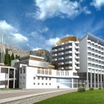 Реконструкция и расширение пансионата «Полет» в г.Алушта, АР Крым. Строительство 13-этажного спального корпуса с подземным паркингом на 365 мест.